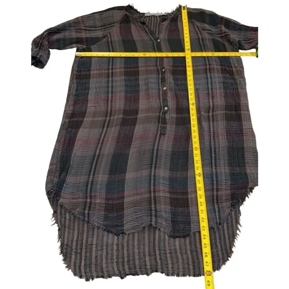 Raquel Allegra Caftan Dress Size Small/ 1 Lagenlook Shift  Bohemian Oversized